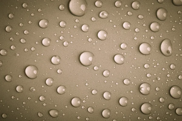 Drops of water on the colored background — Stock Photo, Image