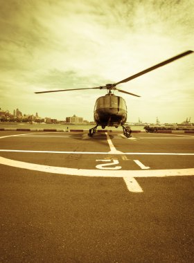 Helikopterde manhattan kalkışa hazır