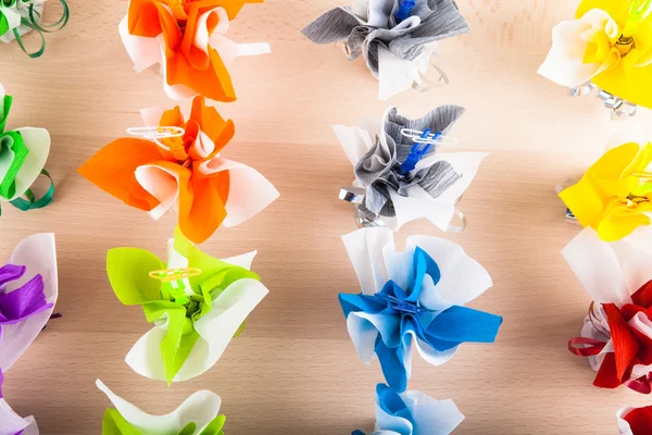 Fotoğraf düğün tablo misafirlere ikramı. Çok renkli