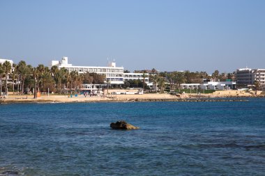 Akdeniz kıyısında tatil beldesi