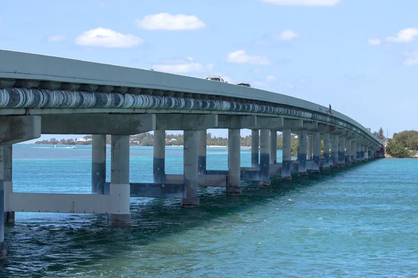 The bridge over the ocean. Road to Key West — Stock Photo, Image
