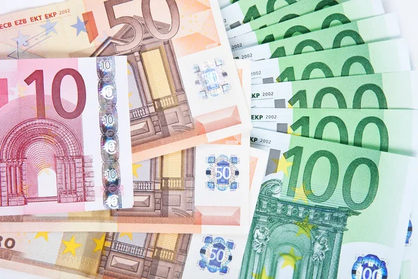 Фону банкноти євро — стокове фото