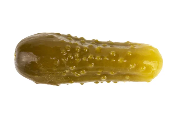 Pepino en escabeche aislado sobre fondo blanco —  Fotos de Stock