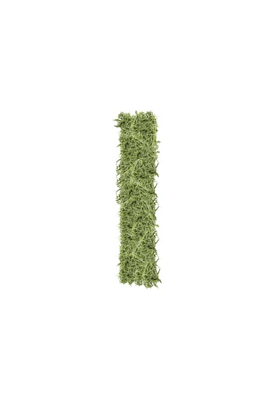 The letter from the alphabet of arugula — Stock Photo, Image