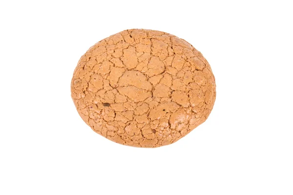Biscuits aux amandes isolés sur un fond blanc — Photo