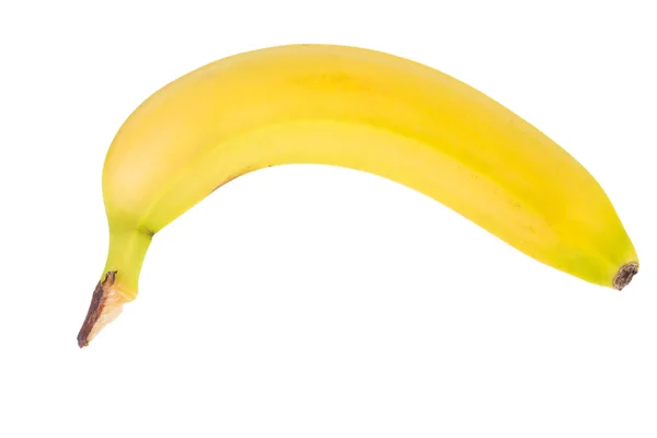 Banan isolerad på vit bakgrund — Stockfoto