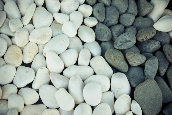 Background of black and white pebbles. Toned — Stock Photo, Image