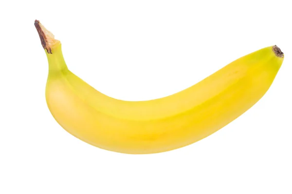 Banan isoleret på hvid baggrund - Stock-foto