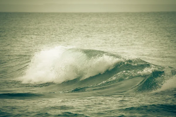 The emerging wave of the sea near the coast. — Stock Photo, Image