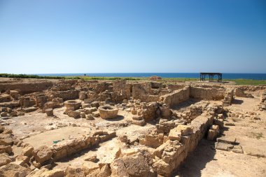 Antik kalıntıların arkeolojik Park Paphos, Kıbrıs