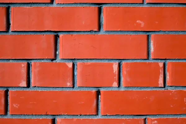 Текстура стен из красного кирпича, современная архитектура. Toned — стоковое фото