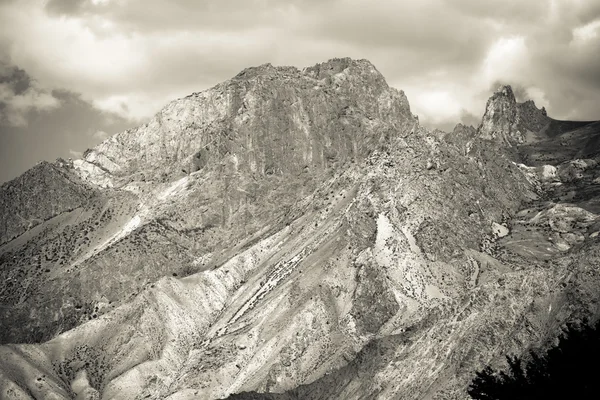 Rocky landscape in the Fan Mountains. Pamir. Tajikistan, Central — Stock Photo, Image