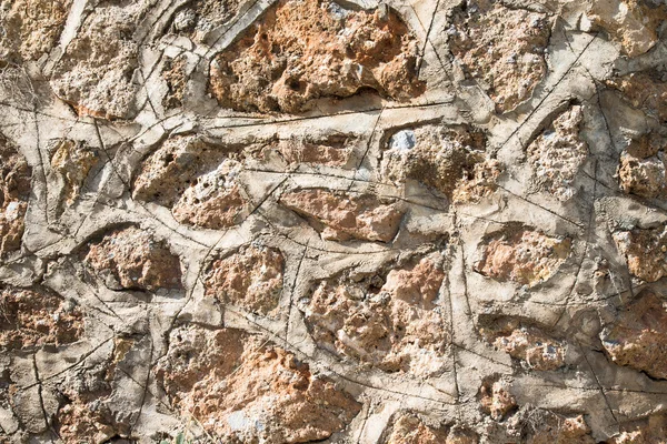 Fragmento de pared de textura de piedra o valla para fondo natural . — Foto de Stock