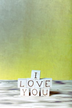 Tahta küpler yazıt ile 