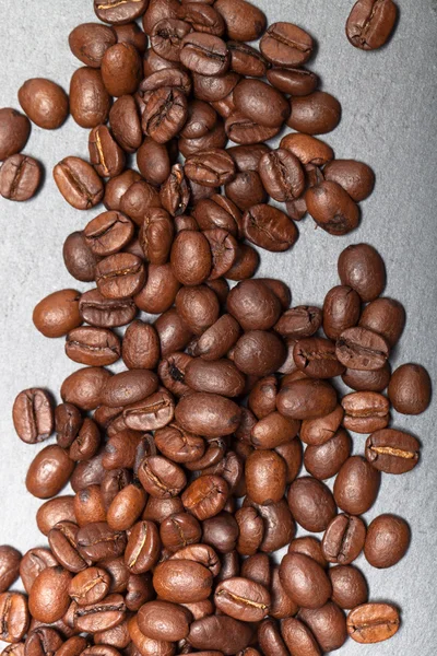 Coffee beans on the slate background — Stock Photo, Image