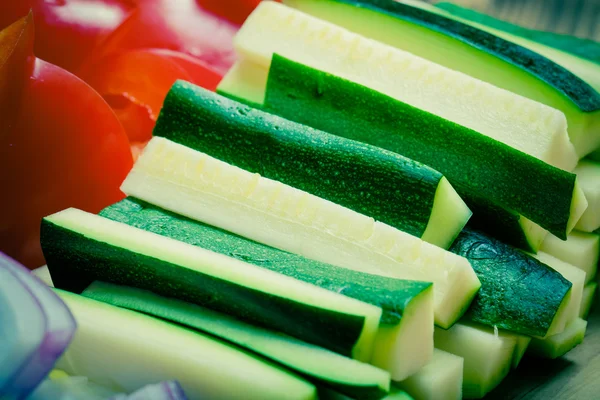 Set of vegetables. Selective focus. Toned — Stock Photo, Image