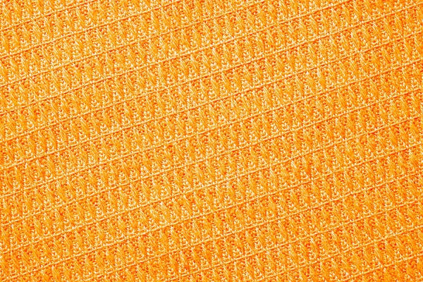 Κίτρινο Πορτοκαλί Φωτεινό Ύφασμα Αφηρημένο Φόντο Διαγώνιες Ρίγες Υφασμάτινη Υφή — Φωτογραφία Αρχείου