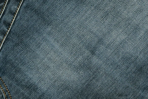 Denim Abstrato Costurado Fundo Azul Jeans Textura Com Espaço Cópia — Fotografia de Stock