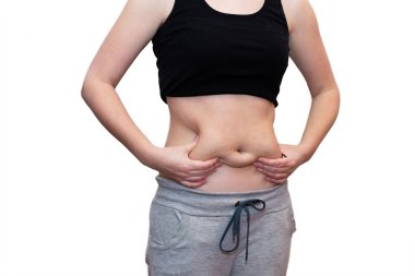 Şişko göbek kadınla 