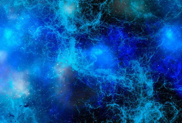 Space background with stardust and shining stars. Realistic cosmos and color nebula. Colorful galaxy. 3d illustration.