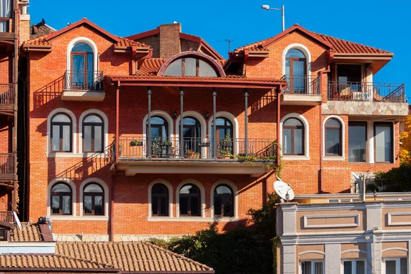 Georgia Tbilisi November 2020 Houses Balconies Historic District Tbilisi Georgia — Stock Photo, Image