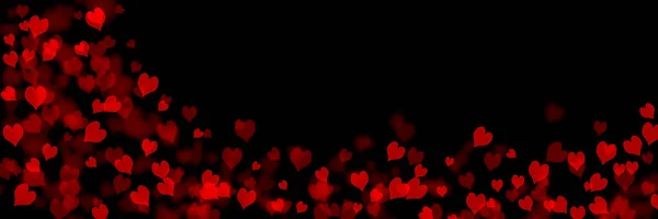 Día San Valentín Fondo Boda Con Corazones Decorativo Romántico Amor — Foto de Stock
