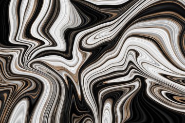 Mermer soyut sıvı arkaplan. Mermer çizim dokusu. Dalgalanma şablonu. Modern, Çağdaş, 3D illüstrasyon.