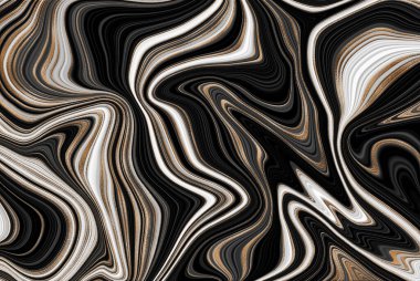 Mermer soyut sıvı arkaplan. Mermer çizim dokusu. Dalgalanma şablonu. Modern, Çağdaş, 3D illüstrasyon.