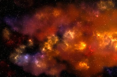 Gezegenler ve galaksiler, bilim kurgu duvar kağıtları. Derin uzayın güzelliği. Evrendeki milyarlarca galaksi kozmik sanat arka planında. 3B illüstrasyon.