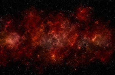 Gezegenler ve galaksiler, bilim kurgu duvar kağıtları. Derin uzayın güzelliği. Evrendeki milyarlarca galaksi kozmik sanat arka planında. 3B illüstrasyon.