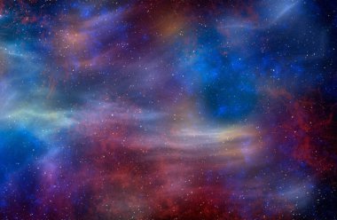 Gezegenler ve galaksiler, bilim kurgu duvar kağıtları. Derin uzayın güzelliği. Evrendeki milyarlarca galaksi kozmik sanat arka planında. 3B illüstrasyon.