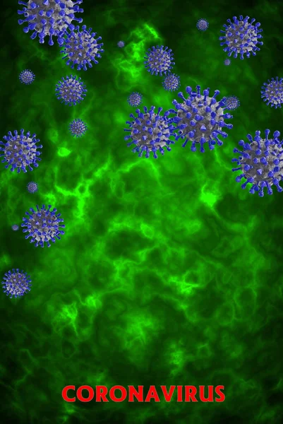 유행성 Covid 바이러스 코로나 바이러스 Coronavirus Covid 인플루엔자 세계적 일러스트 — 스톡 사진