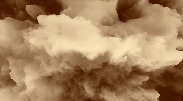 마법의 환상적 배경을 숨막히게 초현실적 구름의 창의성 상상력 — 스톡 사진
