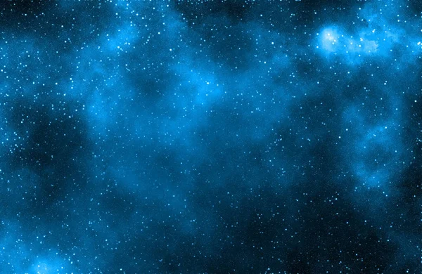 Yıldız tozu ve parlayan yıldızlarla dolu bir arka plan. Gerçekçi kainat ve renkli nebula. Renkli galaksi. 3d illüstrasyon.