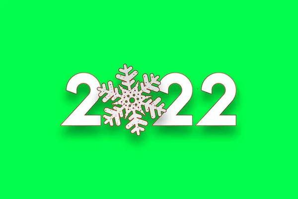 Металлические Номера 2022 Светлом Фоне Новым Годом Современный Дизайн Шаблон — стоковое фото