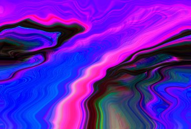 Çoklu renkli grafik çizgileri element arkaplanı tasarımı efekti!