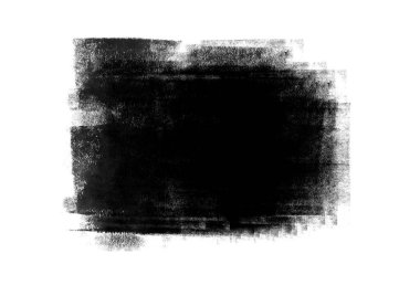 Arkaplan tasarımı ögesi için siyah grafik renk yamaları fırça darbeleri efekti.