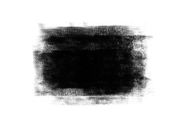 Arkaplan tasarımı ögesi için siyah grafik renk yamaları fırça darbeleri efekti.