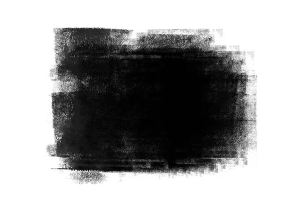 Ефект Мазків Чорних Графічних Кольорів Пензля Елемента Фонового Дизайну — стокове фото