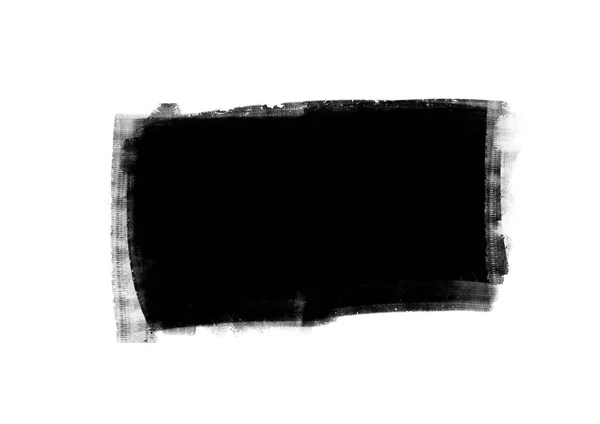 Efecto Trazos Pincel Parches Color Gráfico Negro Para Elementos Diseños —  Fotos de Stock