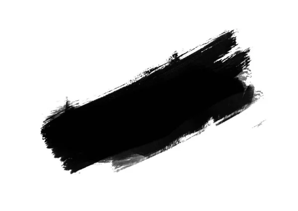 Kolor Czarny Plastry Efekt Pociągnięć Pędzla Dla Elementów Tła — Zdjęcie stockowe