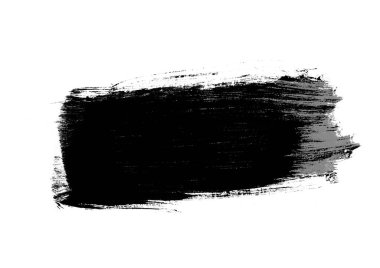 Arkaplan tasarımı ögesi için siyah grafik renk yamaları fırça darbeleri efekti.