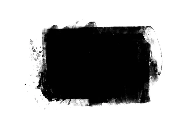 Black Graphic Color Patches Brush Strokes Effect Background Designs Element — Stock Photo, Image