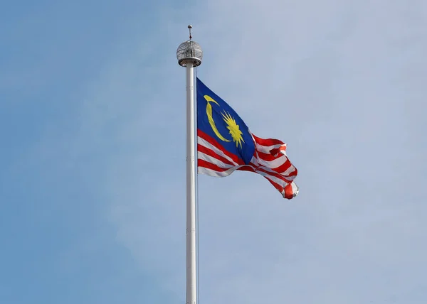 Malaysia National Flying Independence Square Kuala Lumpur — Foto Stock