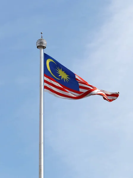 Malaysia National Flying Independence Square Kuala Lumpur — Foto Stock