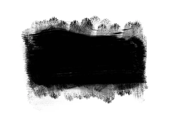 Black Graphic Patches Brush Strokes Effect Background Designs Element — Stockfoto
