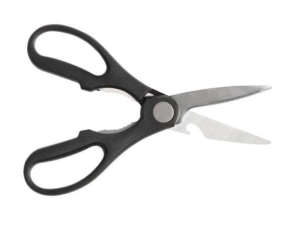 Kitchen scissors with plastic handles — Stock Photo, Image