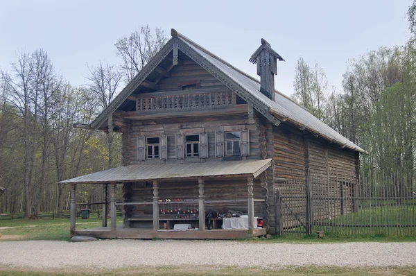Rumah bersejarah kayu — Stok Foto
