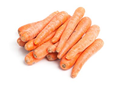 Turuncu olgun havuç yığını