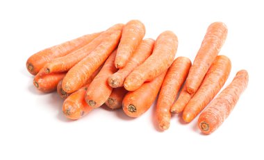 Turuncu olgun havuç yığını